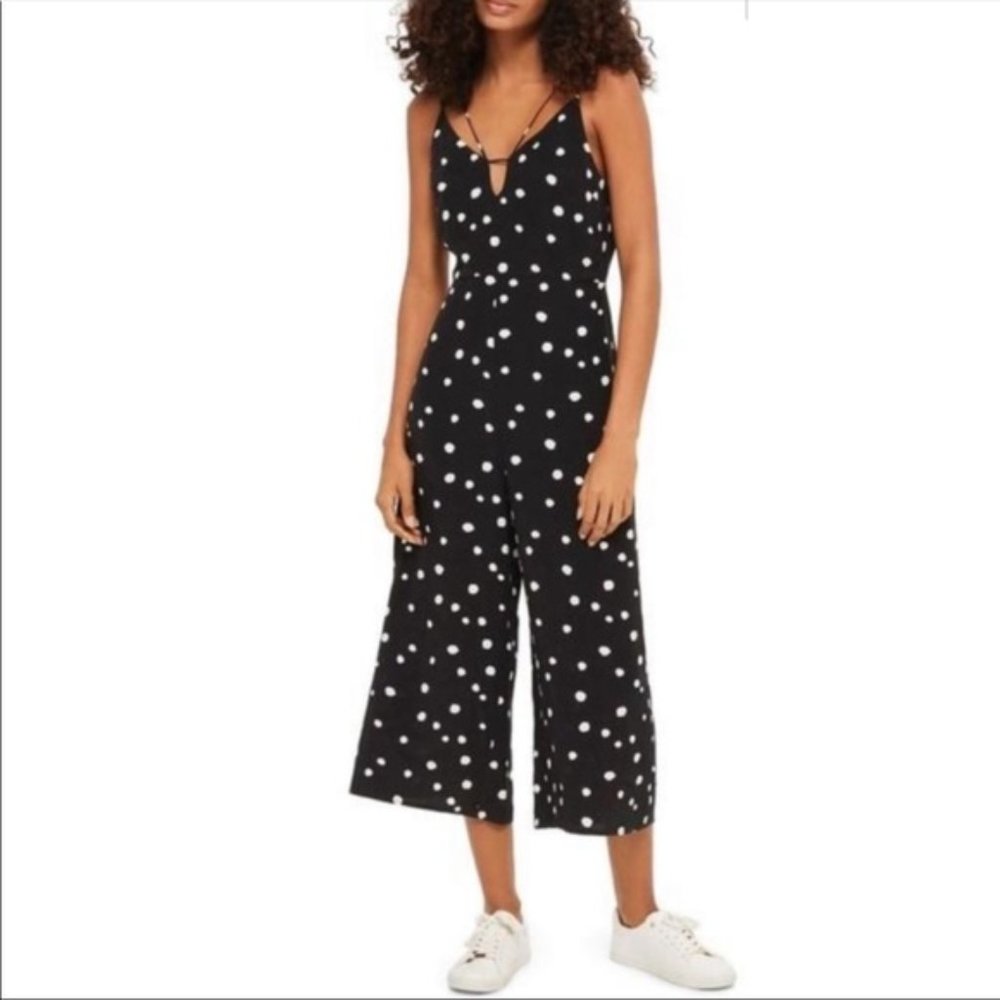 TOPSHOP POLKA DOT JUMPSUIT SZ 6